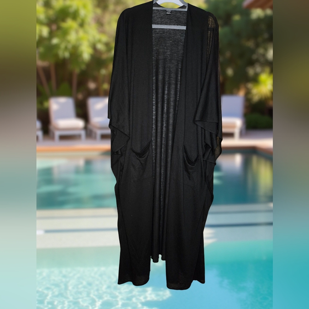 Chic Black Swim Cover-Up